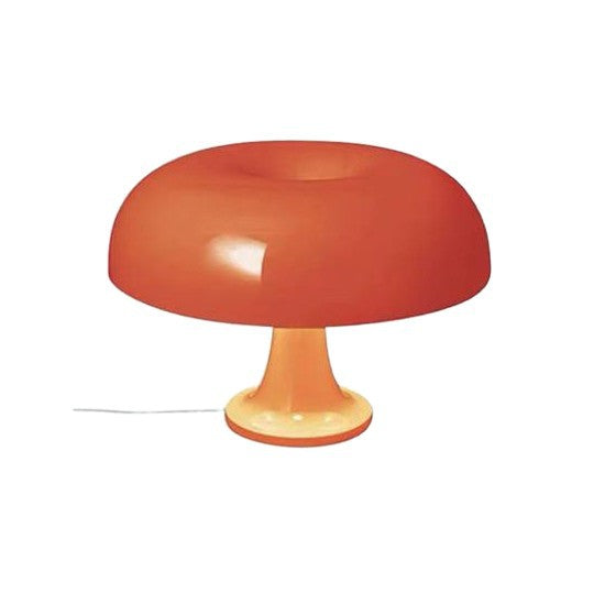 Orange Dome Table Lamp, Modern Minimalist Design
